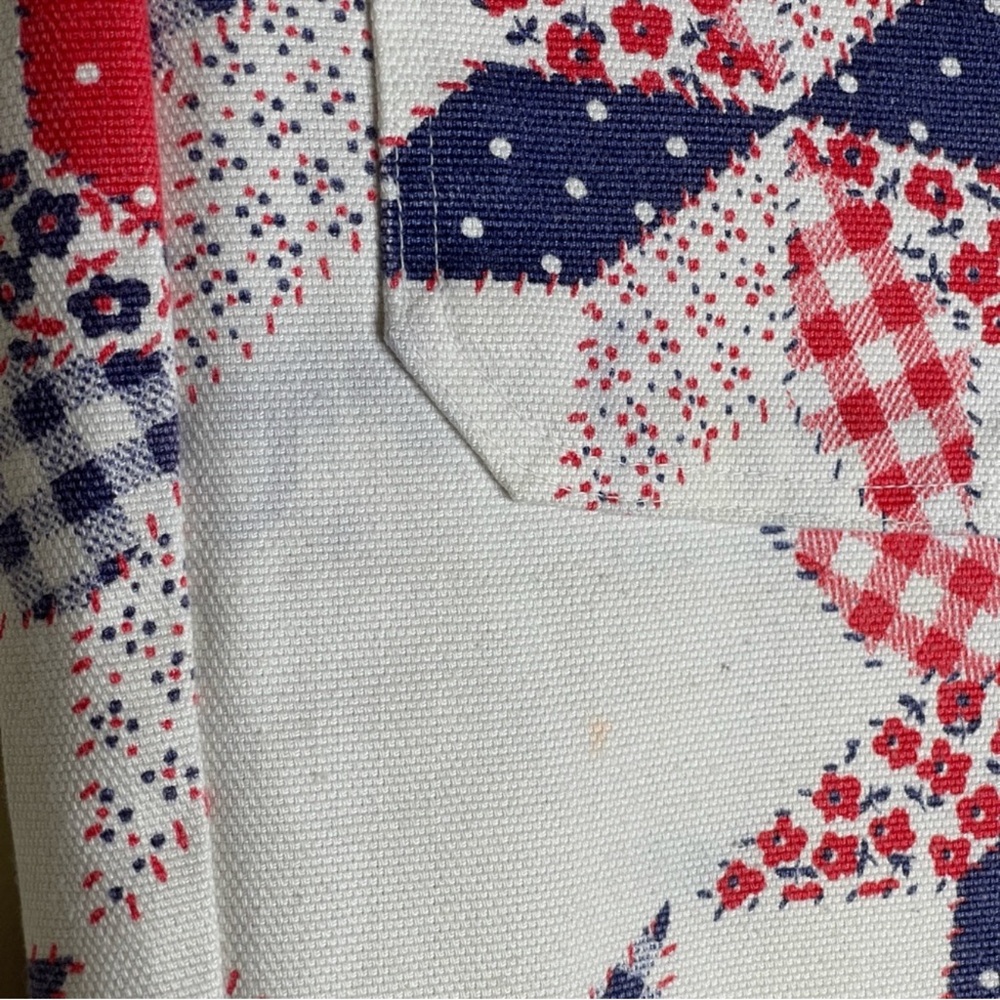 Vintage 70's Lady Wrangler Patchwork Print Pants - Picture 2 of 7